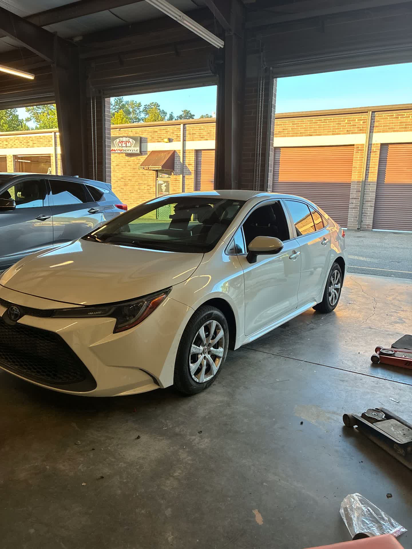 Toyota Corolla Front Left Side Repair after repair at Roland Auto Collision Repair in Duluth, GA